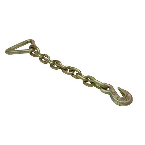 18 in. Chain Anchor w/ 4 in. V-Ring & 3/8 in. Grab Hook